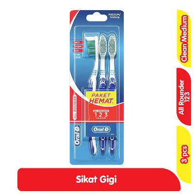Oral-B 123 Clean Medium 3PCS
