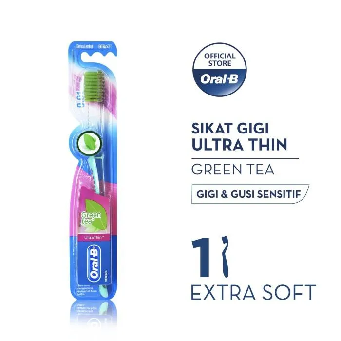 Oral-B Gentle Clean Ultrathin Green Tea Extra Soft 1PCS