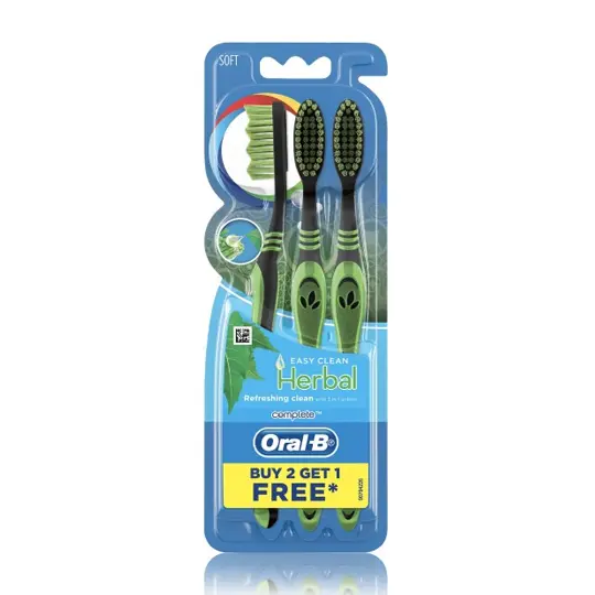 Oral-B Easy Clean Herbal Soft 3PCS