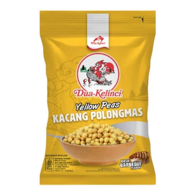 Dua Kelinci Kacang Polongmas Rasa Barbeque Pch 60GR
