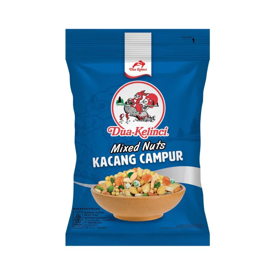Dua Kelinci Kacang Campur Pch 60GR
