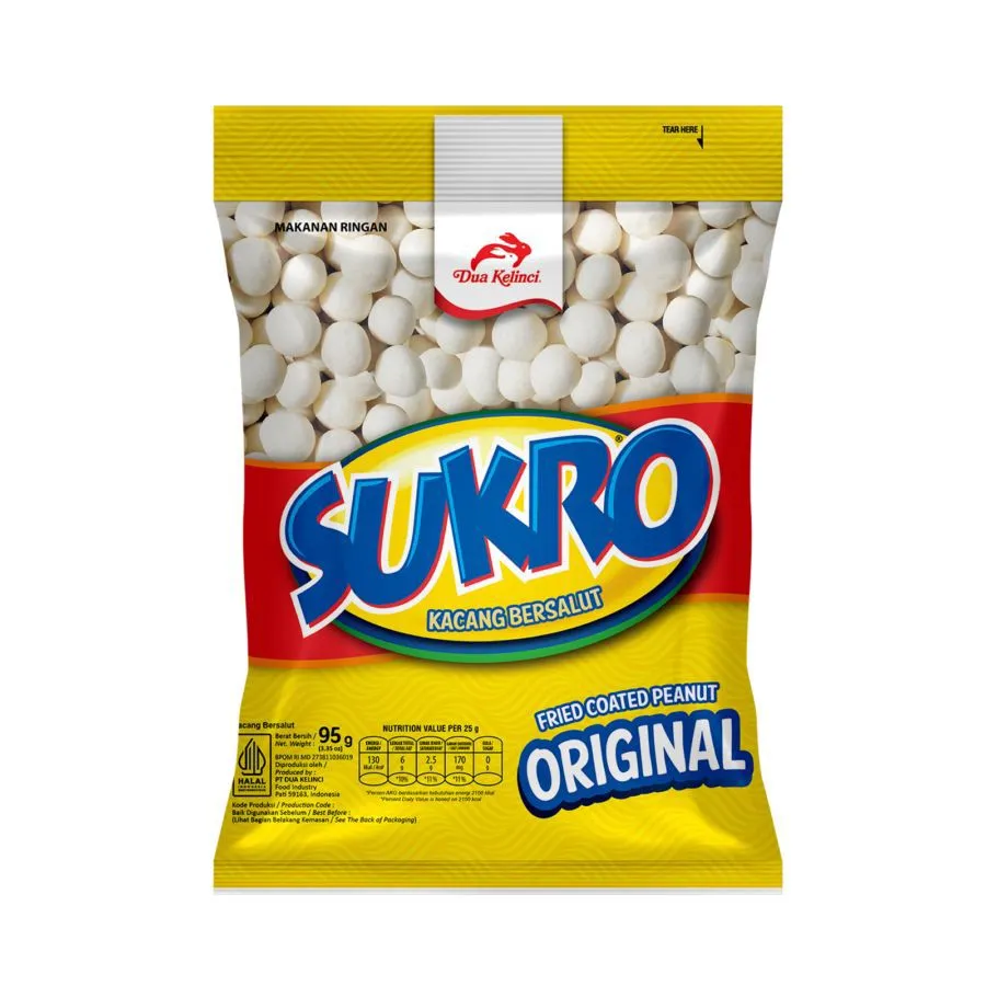 Sukro Kacang Bersalut Original 95GR
