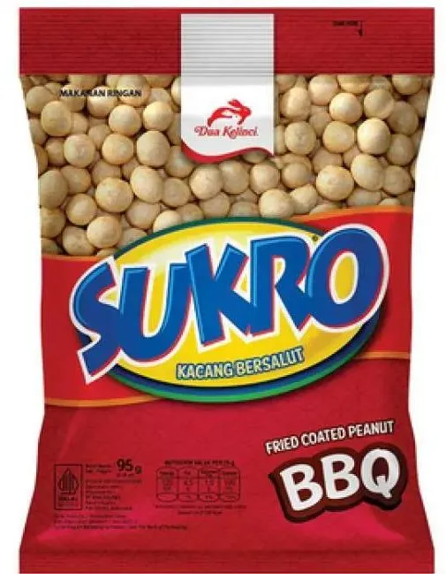 Sukro Kacang Bersalut BBQ 95GR