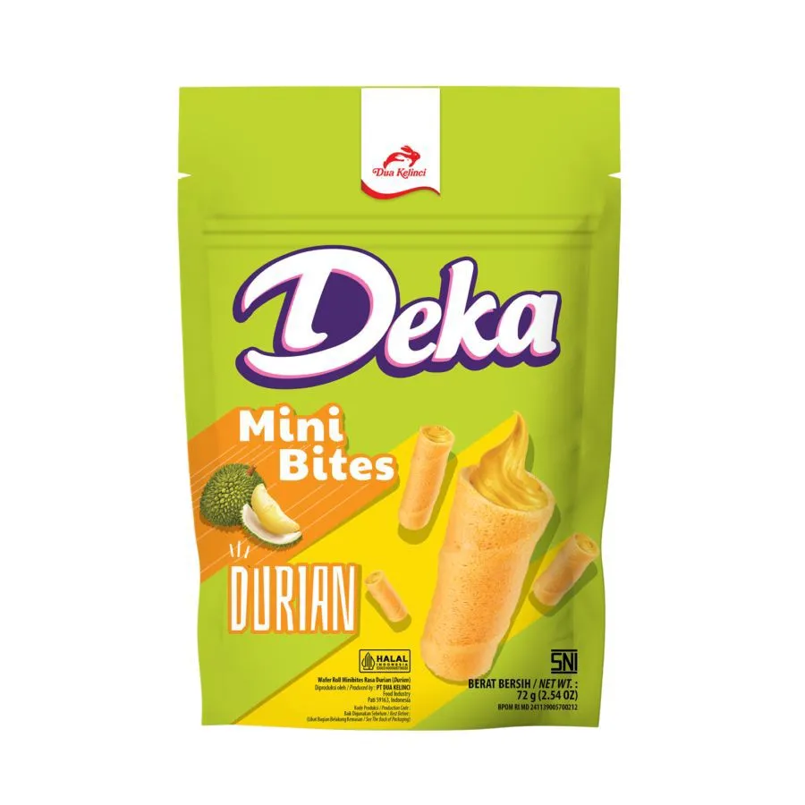 Deka Mini Bites Durian Pch 72GR