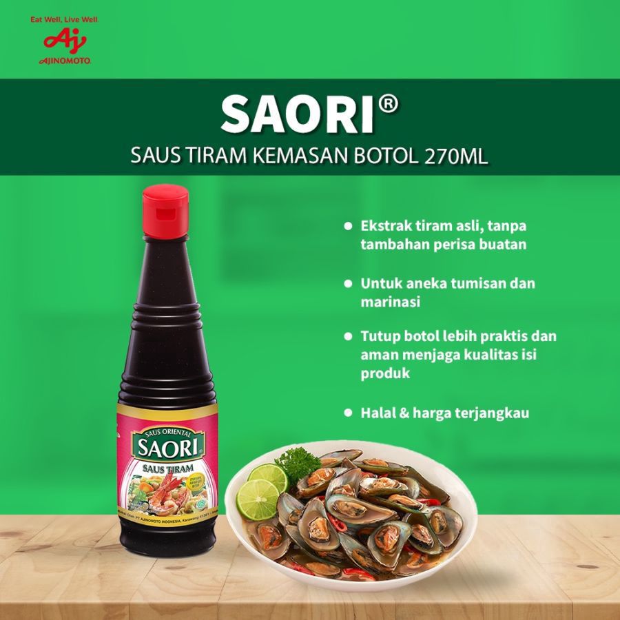 Saori Saus Tiram Btl 270ML