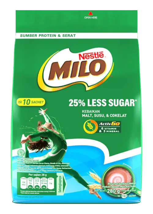 Milo Less Sugar 10x28GR