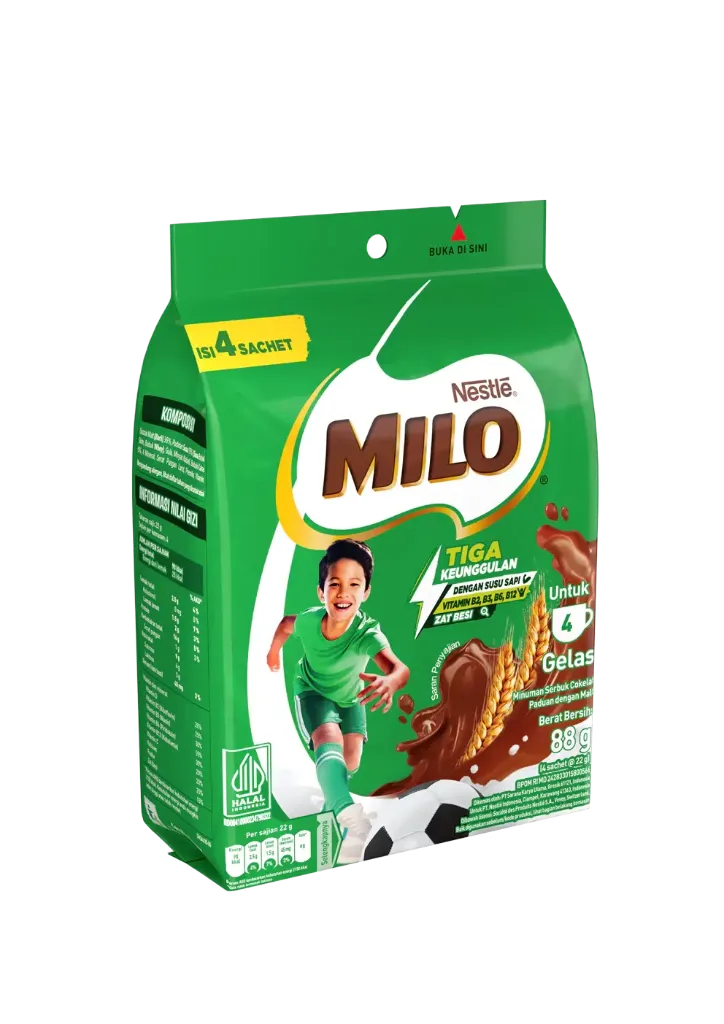 Milo Tiga Keunggulan 4x22GR