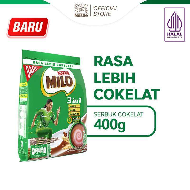 Milo 3in1 Pch 400GR