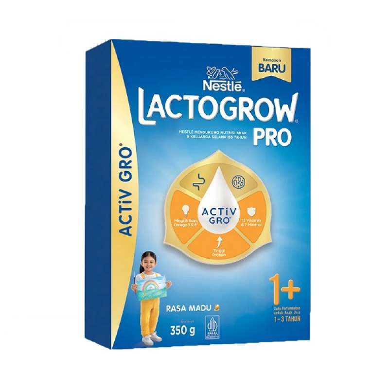 Lactogrow Pro 1+ Rasa Madu 350GR