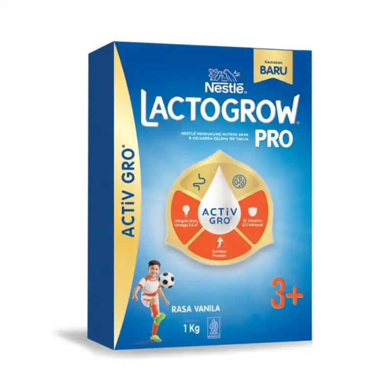 Lactogrow Pro 3+ Rasa Vanila 1KG