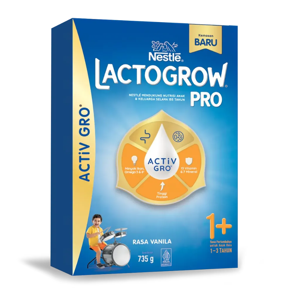 Lactogrow Pro 1+ Rasa Vanila 7355GR