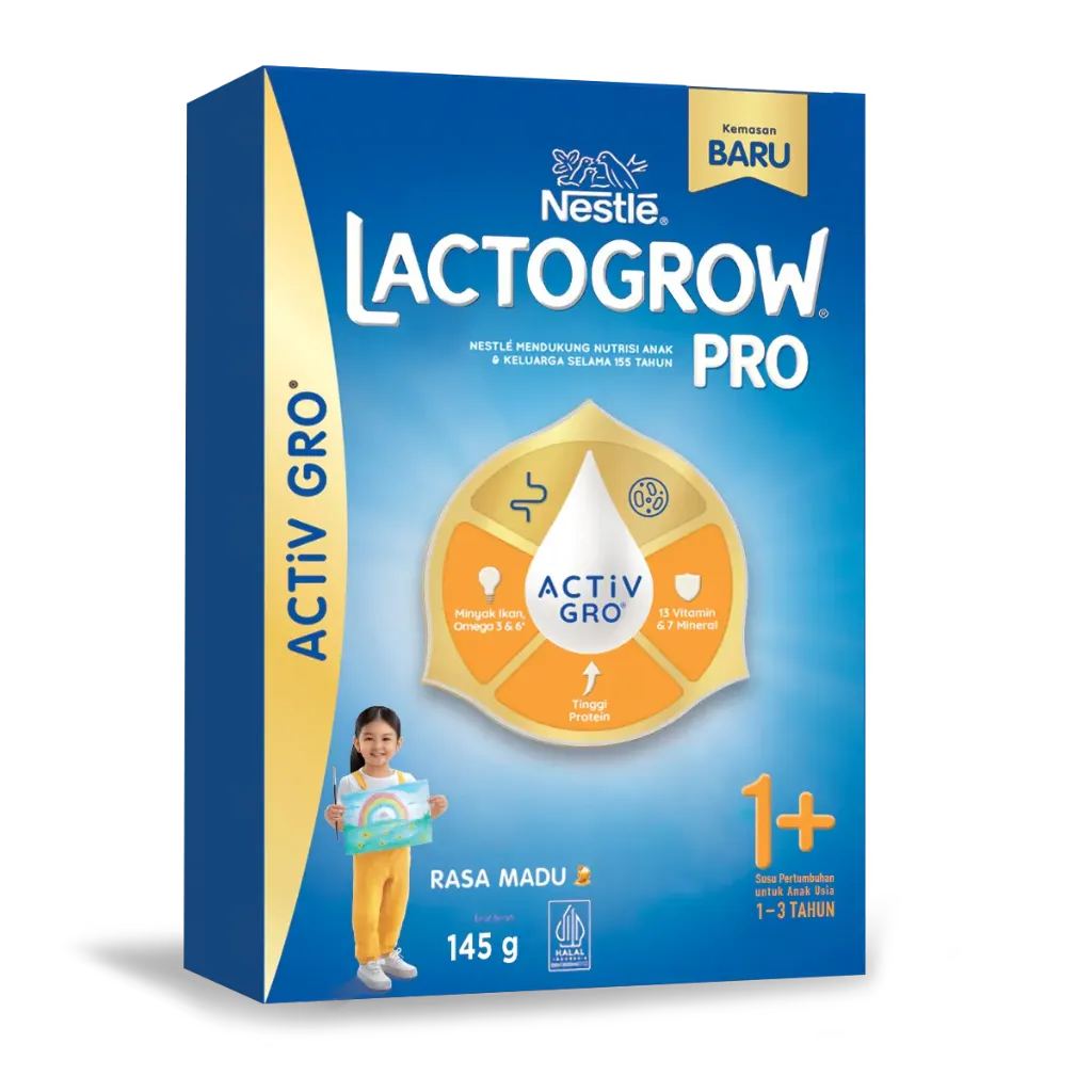 Lactogrow Pro 1+ Rasa Madu 145GR