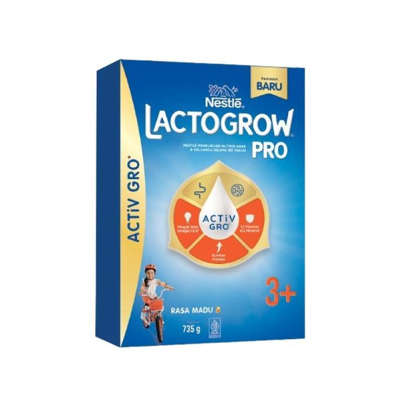 Lactogrow Pro 3+ Rasa Madu 735GR