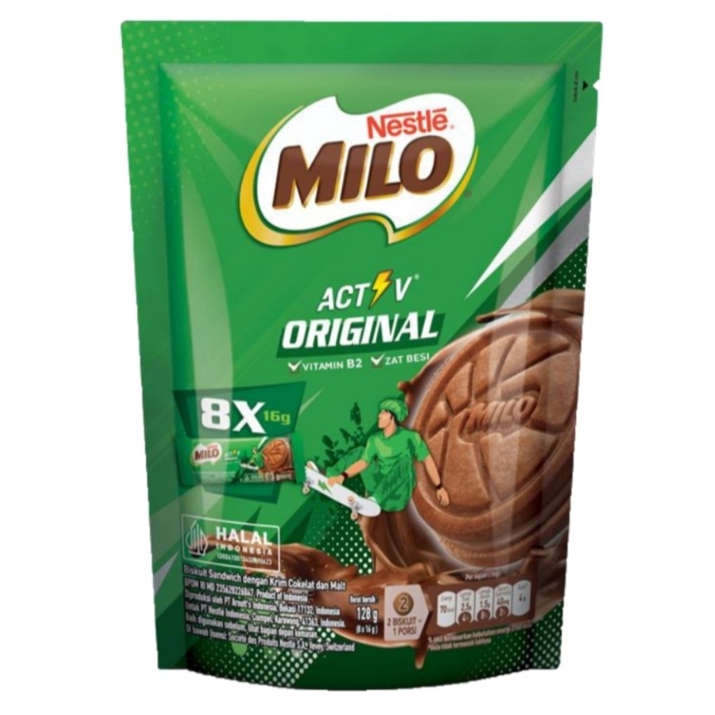 Milo Biscuit Activ Original 128GR