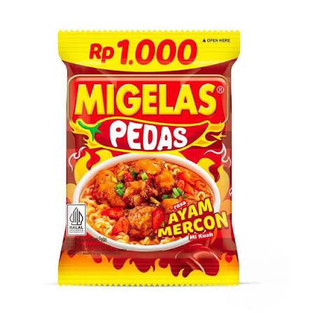 Mi Gelas Pedas Ayam Mercon 26GR