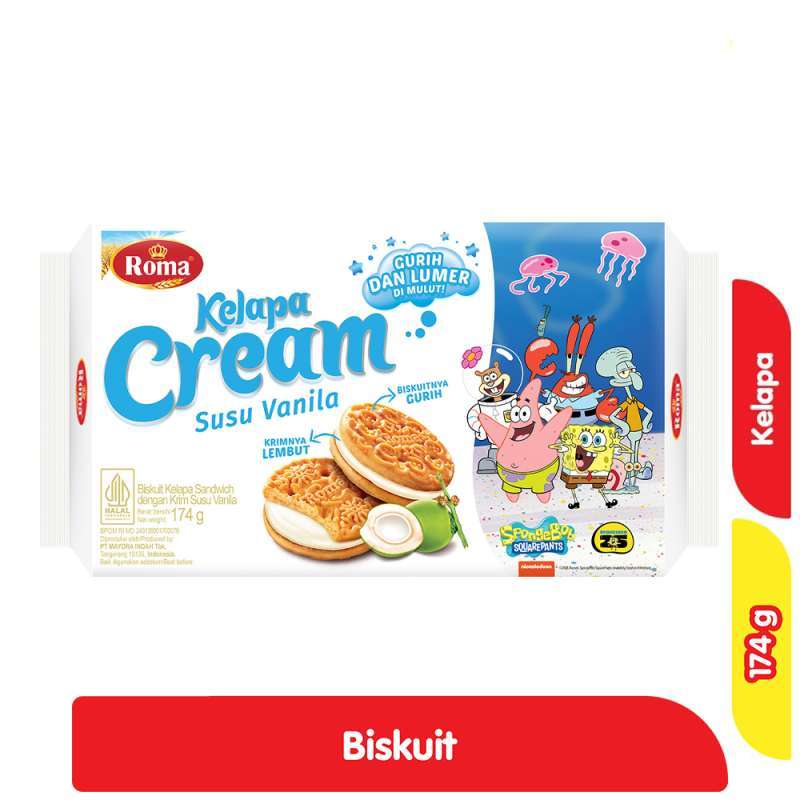 Roma Kelapa Cream Susu Vanila 174GR