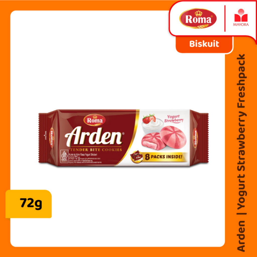 Roma Arden Yogurt Strawberry 72GR