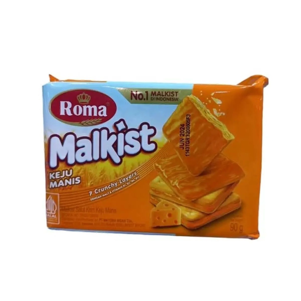 Roma Malkist Keju Manis 90GR