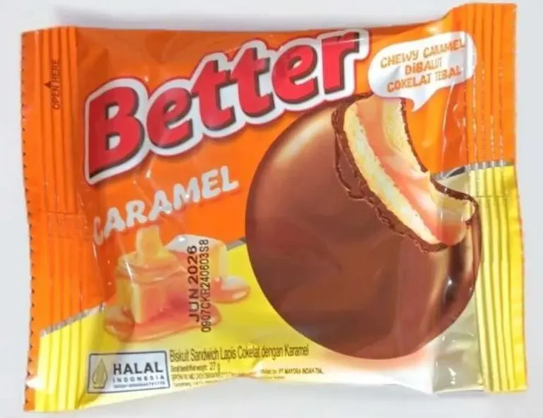 Better Sandwich Biscuit Caramel 27GR