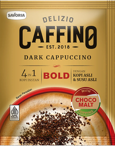Delizio Caffino Bold Dark Cappuccino 28GR