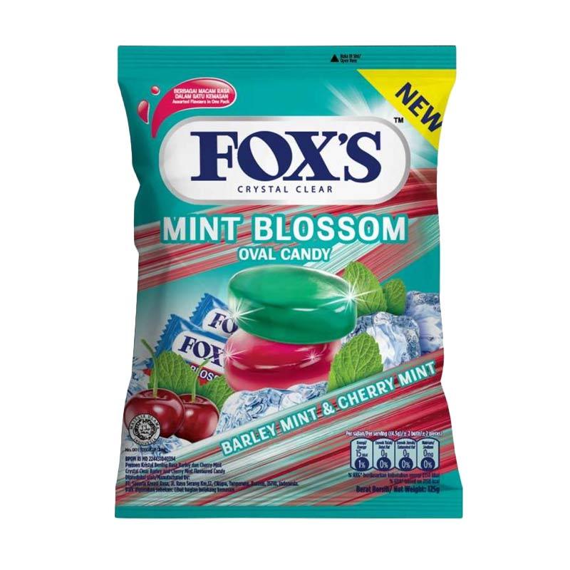 Fox's Crystal Clear Oval Candy Mint Blossom 125GR