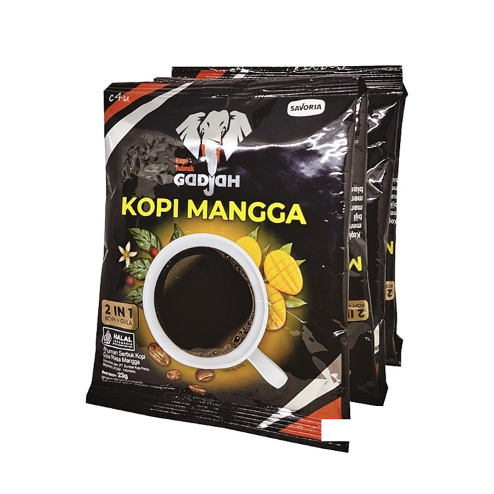 Kopi Tubruk Gadjah Kopi Mangga 2in1 10X23GR