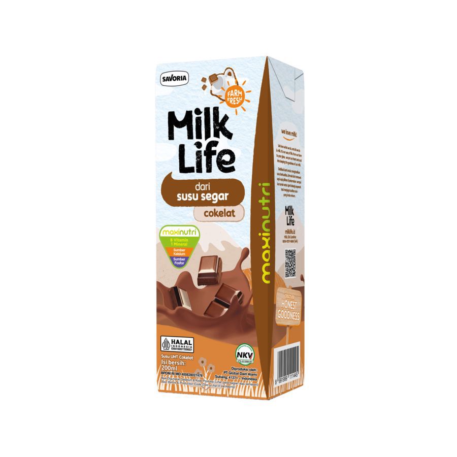 Milk Life UHT Cokelat 200ML