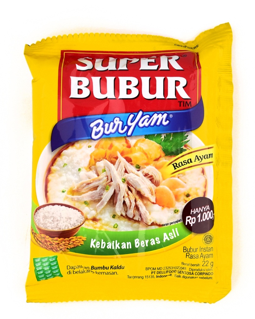 Super Bubur Buryam Ayam 10x22GR