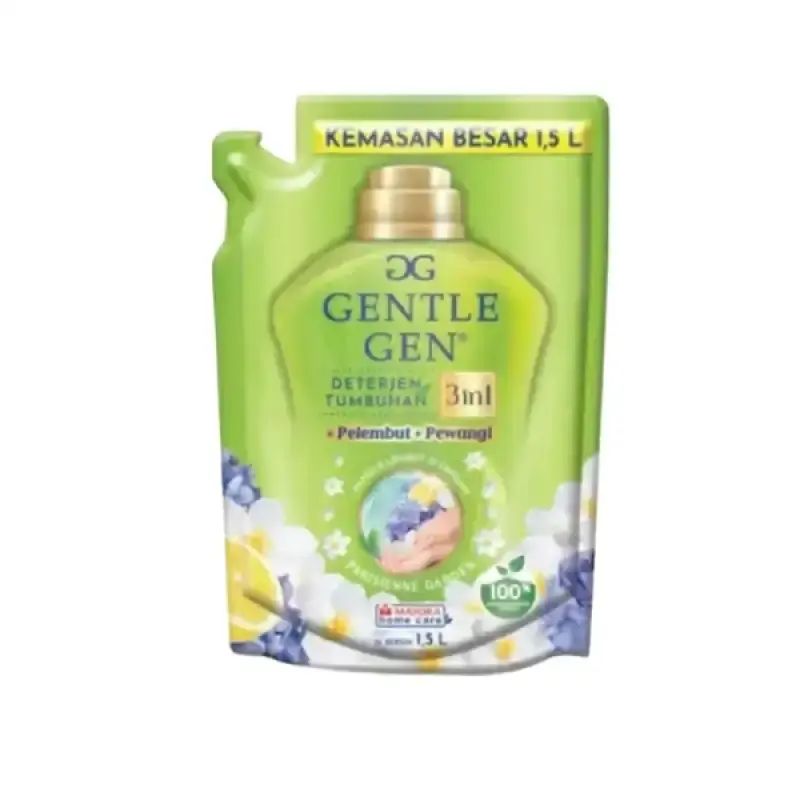 Gentle Gen Detergen Cair 3in1 Parisienne Garden Pch 1.5KG