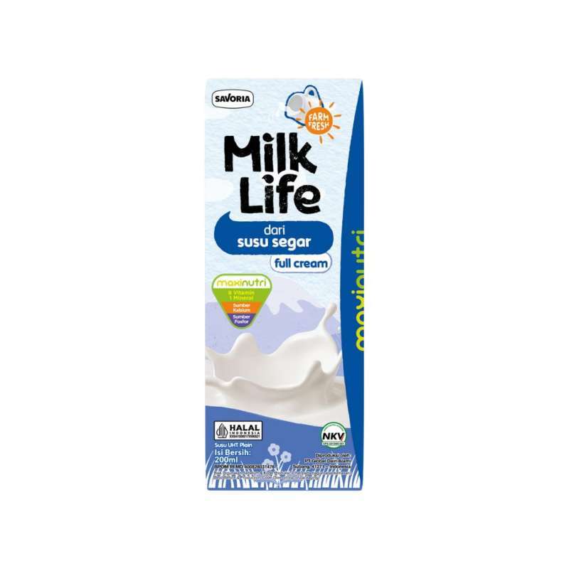Milk Life UHT Full Cream 200ML