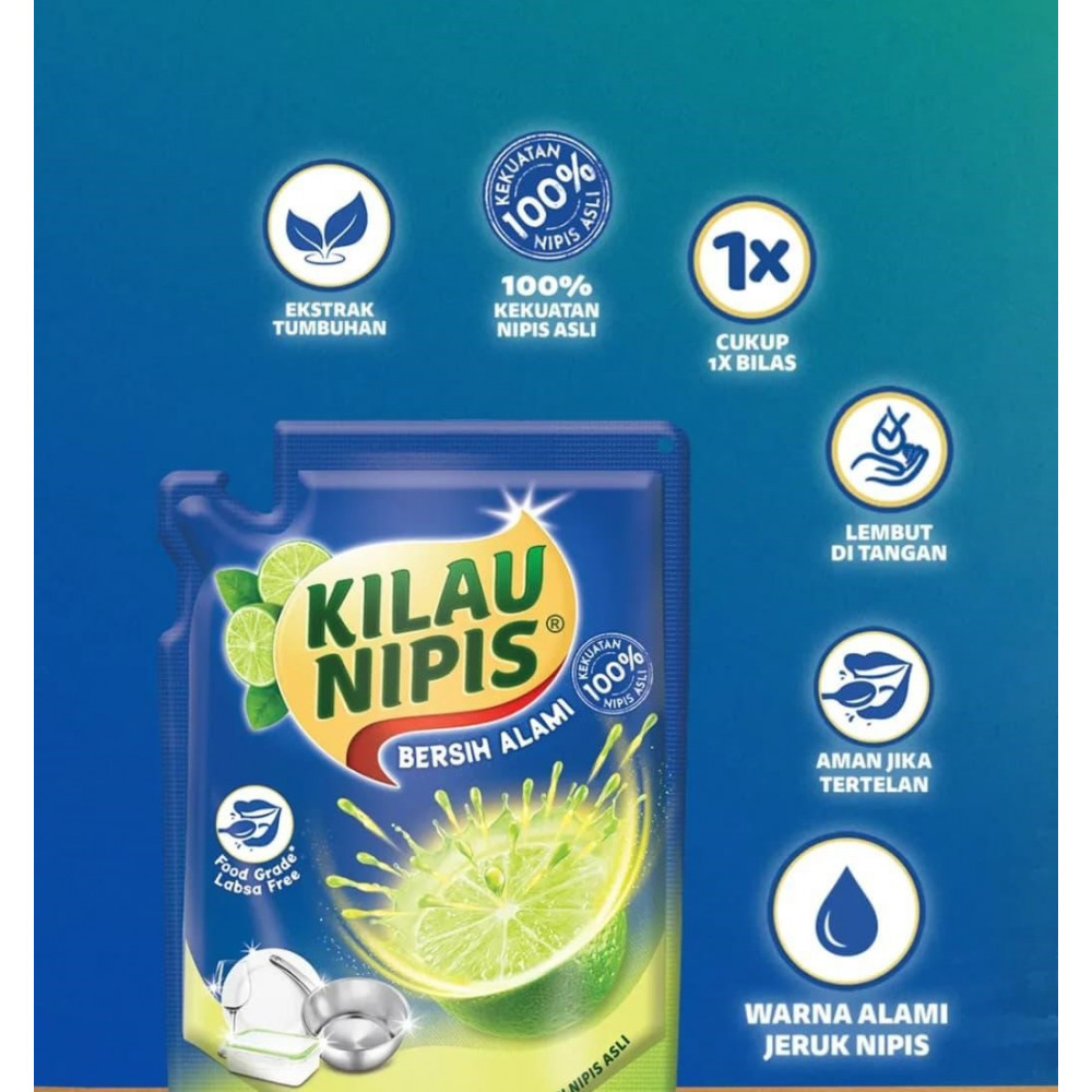 Kilau Nipis Sabun Pencuci Piring Pch 85ML