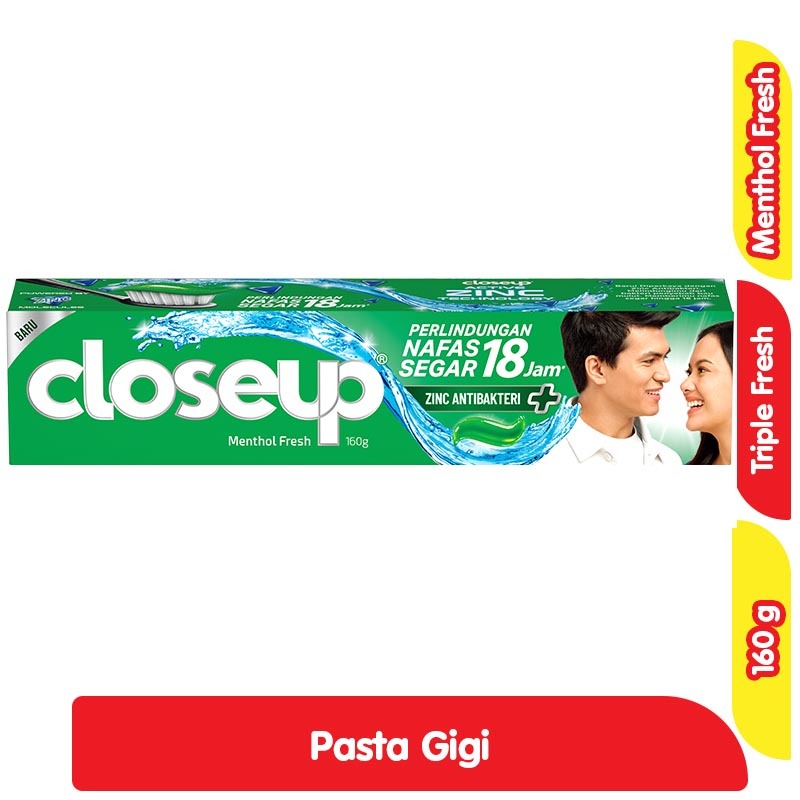 Closeup Pasta Gigi Menthol Fresh 160GR