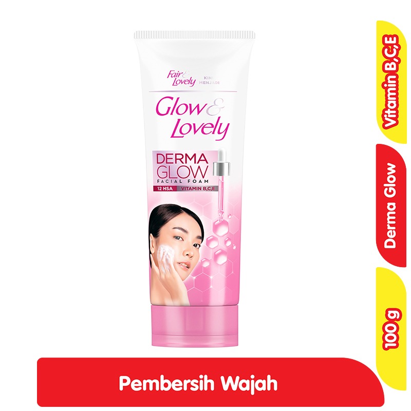 Glow & Lovely Facial Foam Derma Glow 100GR