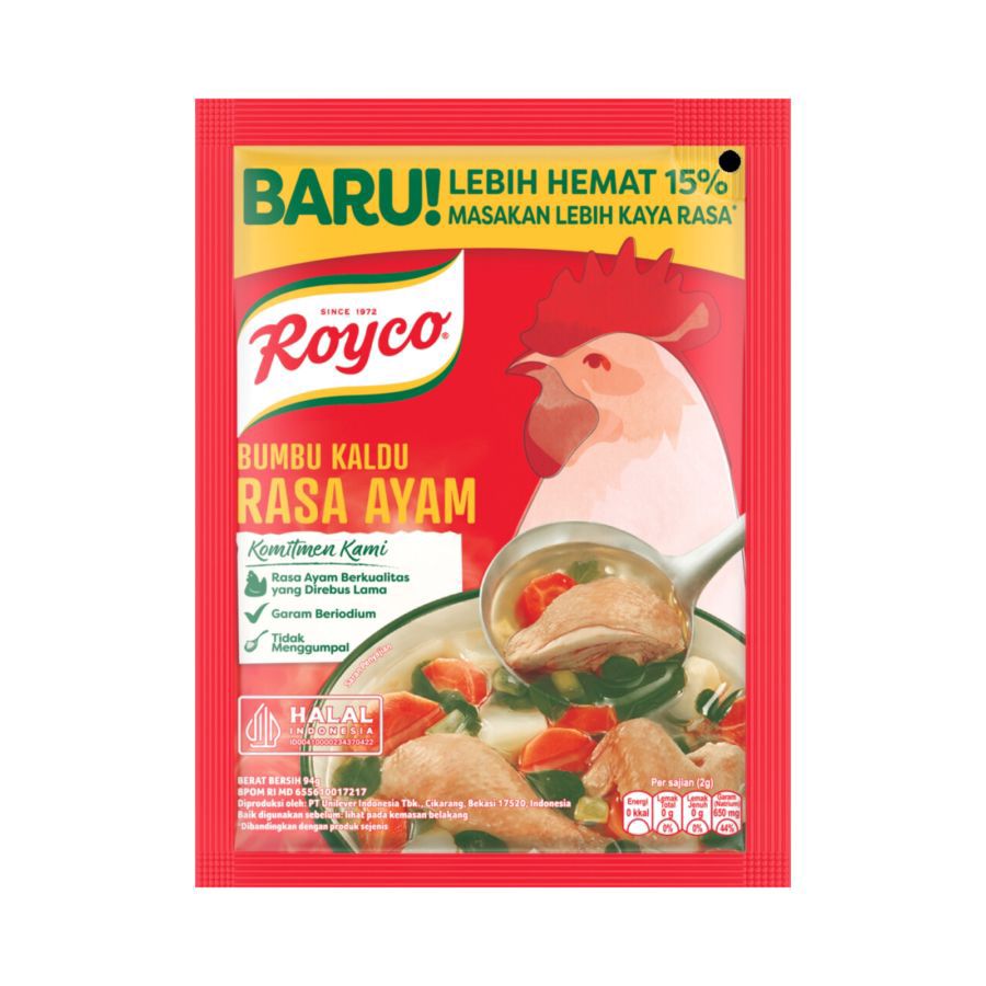 Royco Bumbu Kaldu Rasa Ayam Pch 94GR