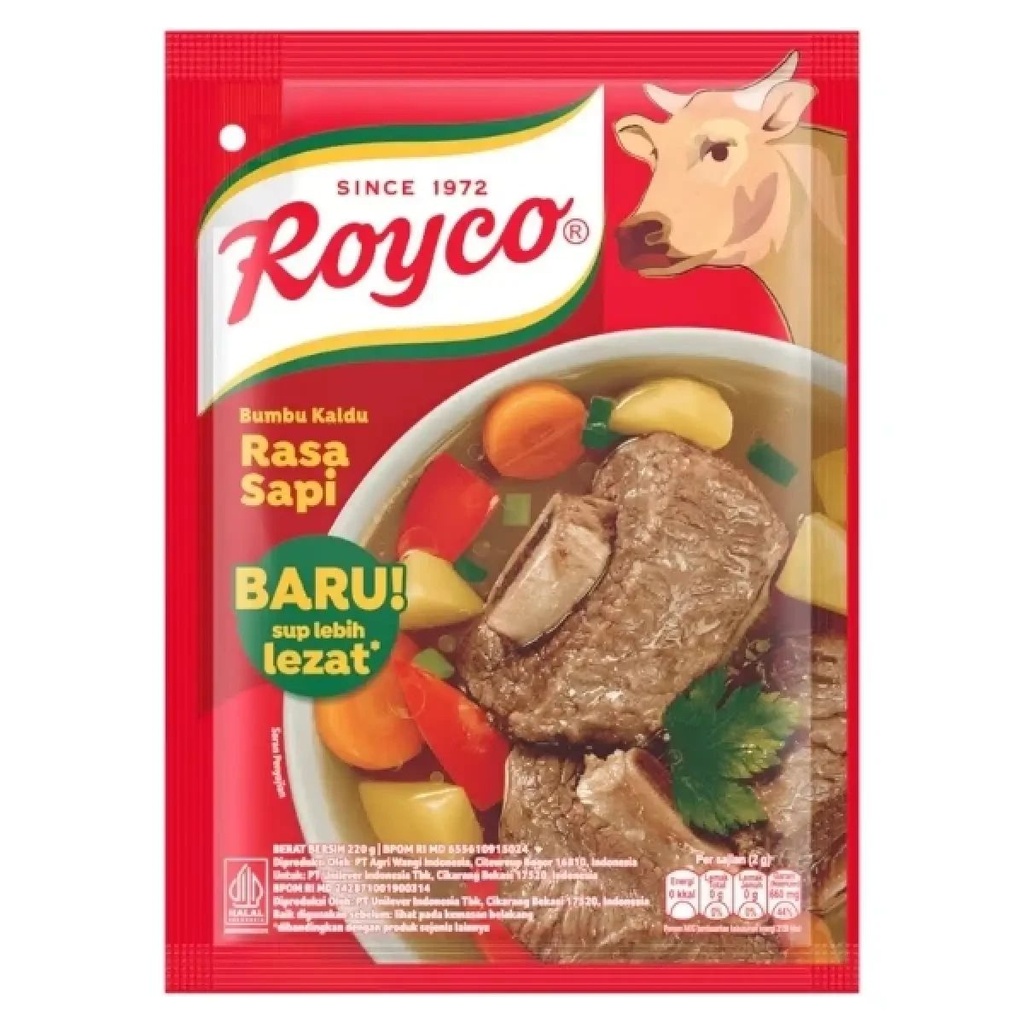 Royco Bumbu Kaldu Rasa Sapi Pch 220GR