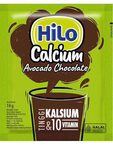 Hilo Calcium Avocado Chocolate 14GR