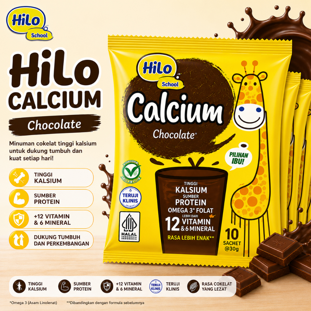 Hilo School Calcium Chocolate 30GR
