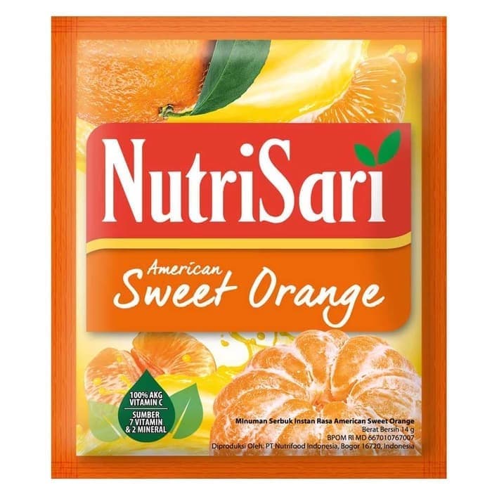 Nutrisari American Sweet Orange 14GR