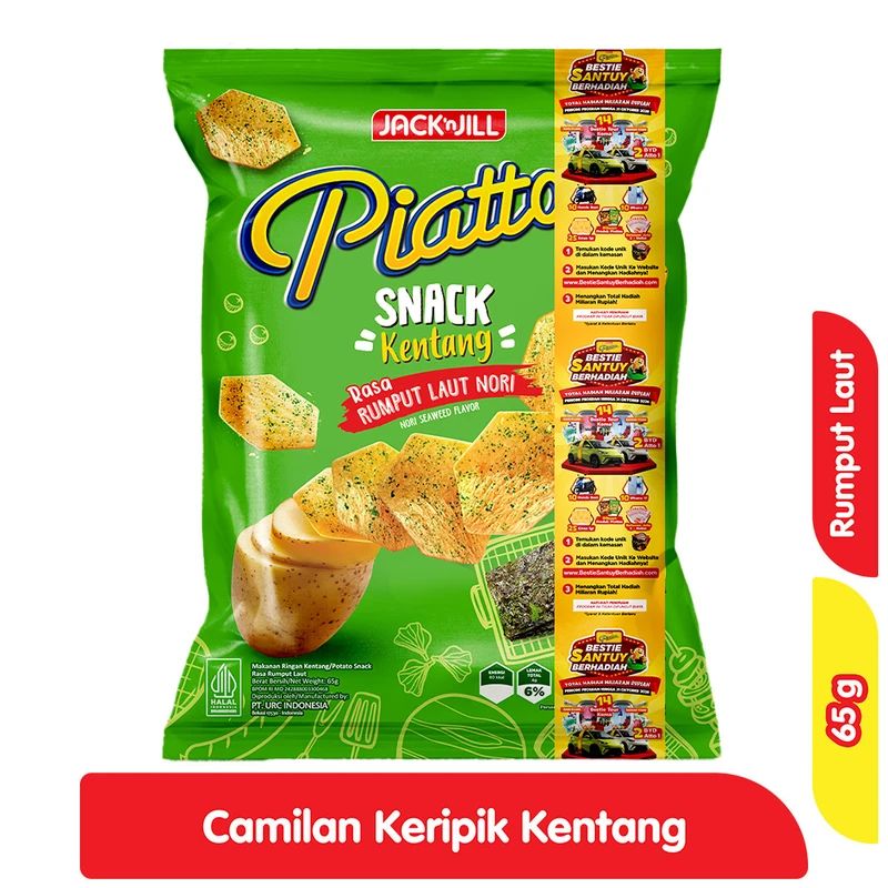 Piattos Rumput Laut Nori 65GR