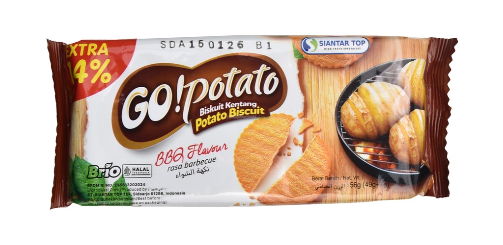 Go Potato Rasa Barbecue 49GR