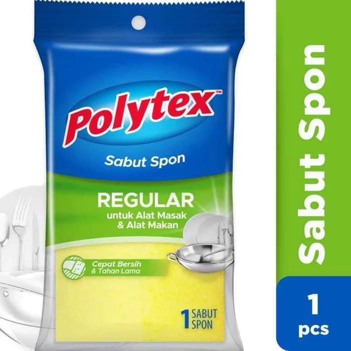 Polytex Sabut Spon Reguler 1PCS
