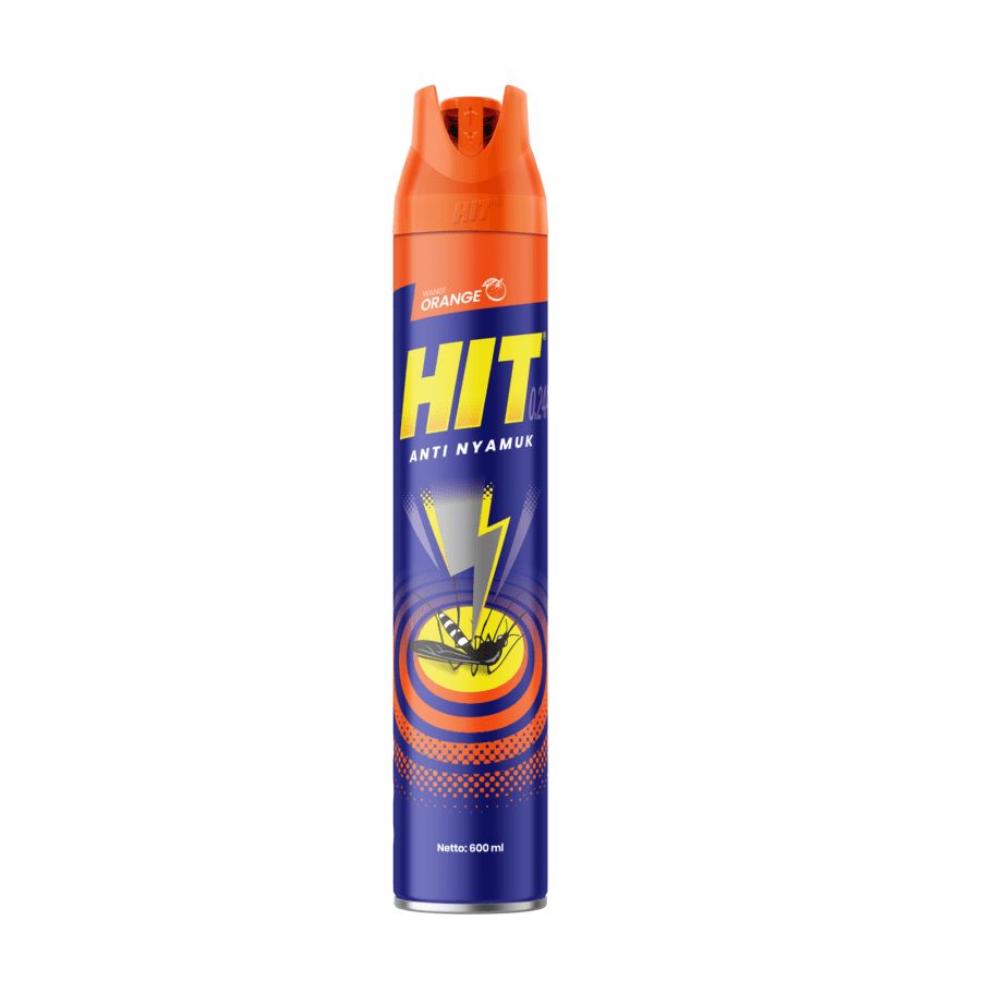 Hit Aerosol Anti Nyamuk Orange 650ML