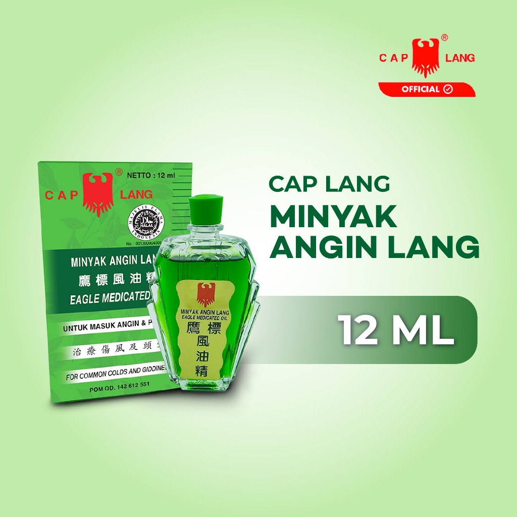 Cap Lang Minyak Angin Lang 12ML