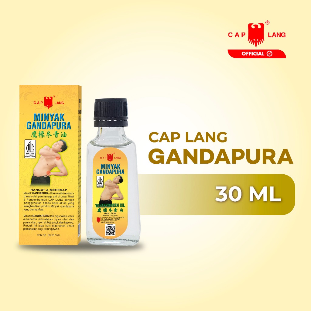 Cap Lang Minyak Gandapura 30ML