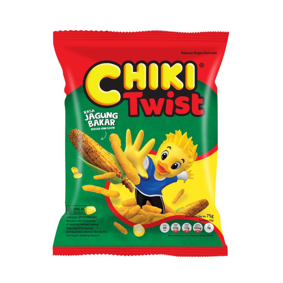 Chiki Twist Jagung Bakar 75GR