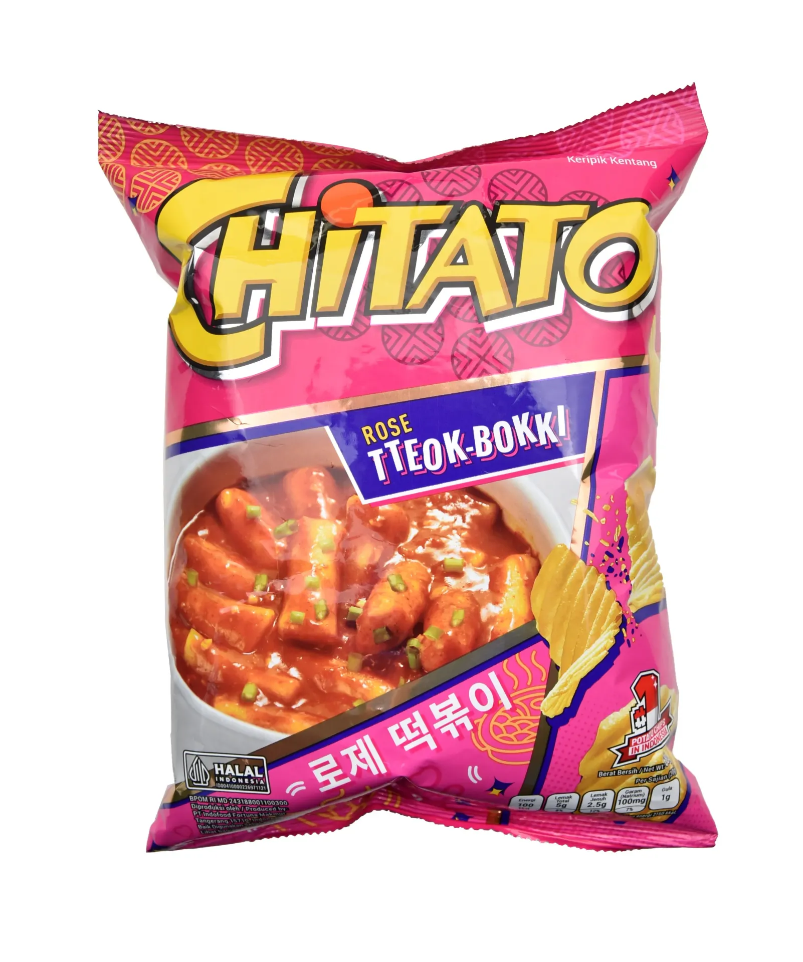 Chitato Rose Tteok-Bokki 65GR