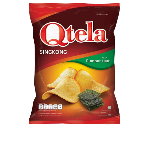 Qtela Singkong Rumput Laut 100GR