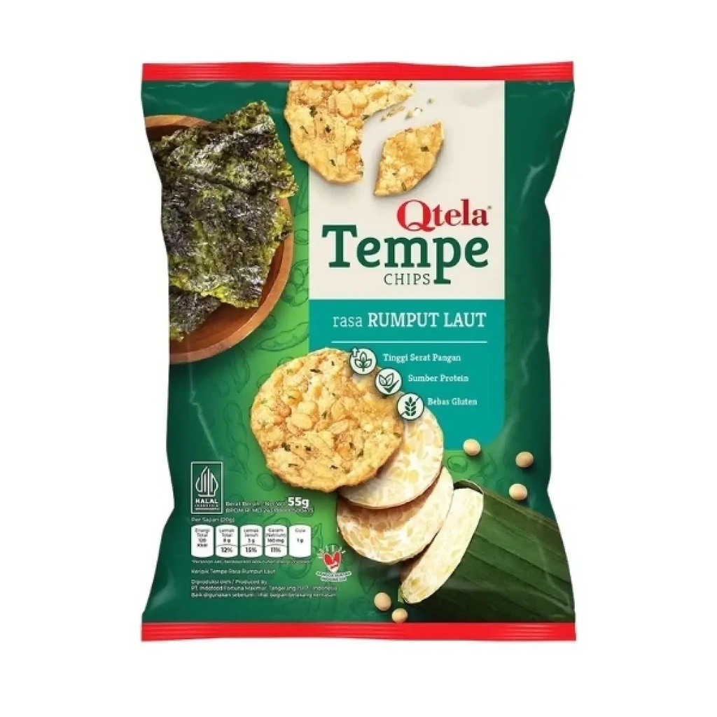 Qtela Tempe Rumput Laut 55GR
