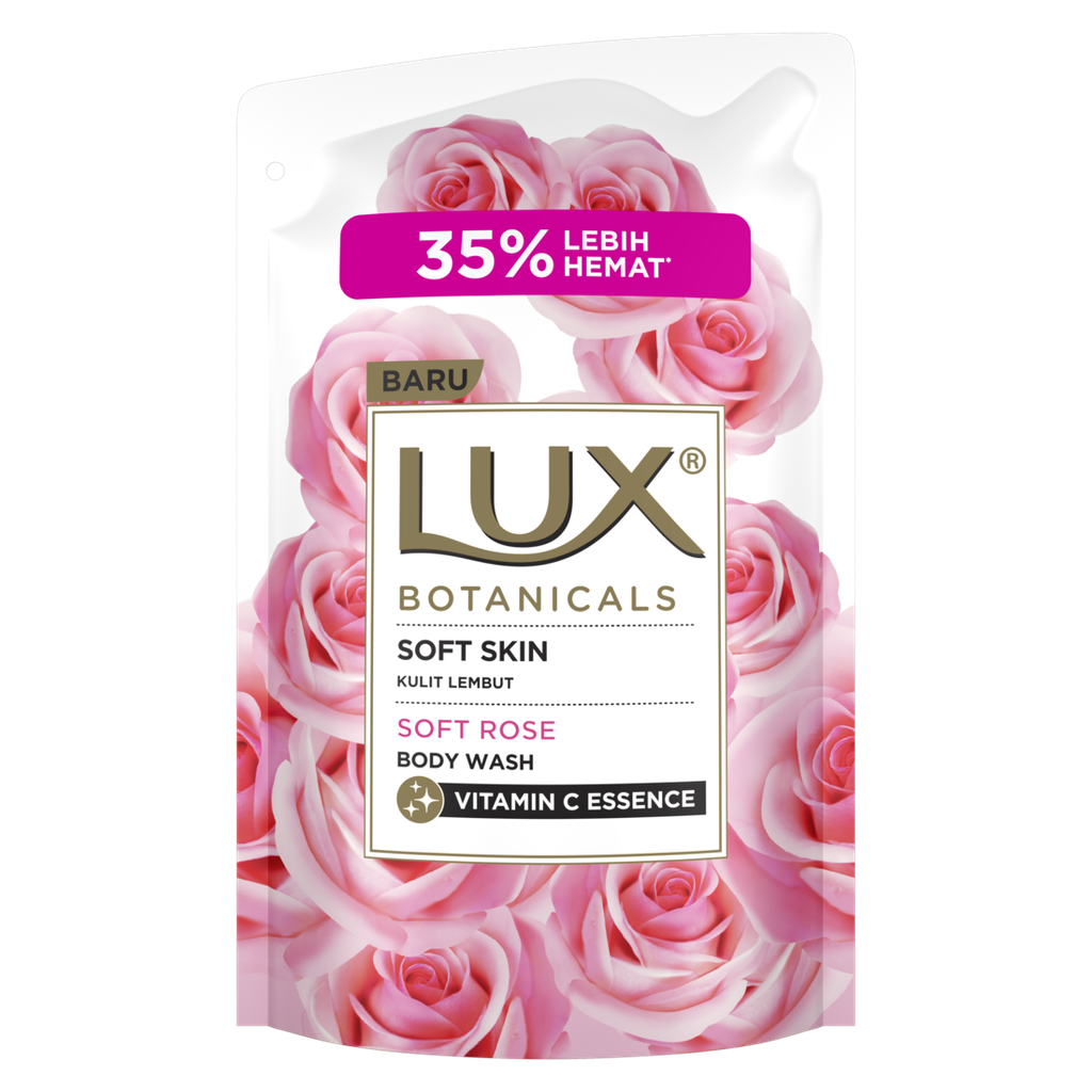 Lux Body Wash Soft Rose Pch 400ML