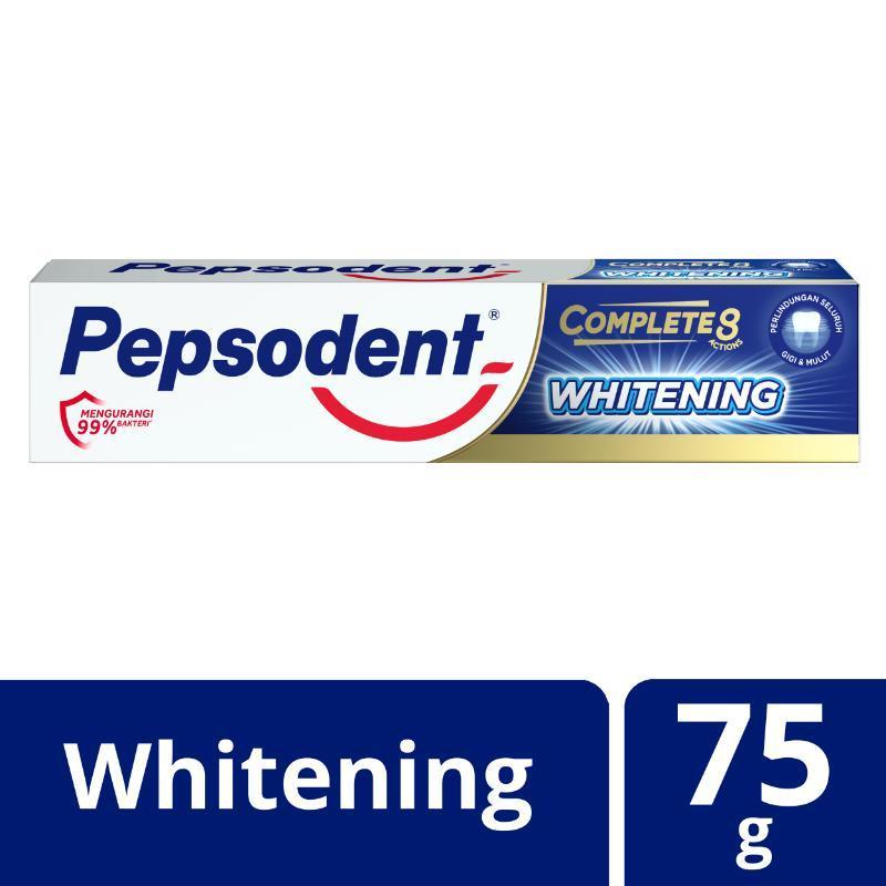 Pepsodent Pasta Gigi Complete 8 Whitening 75GR